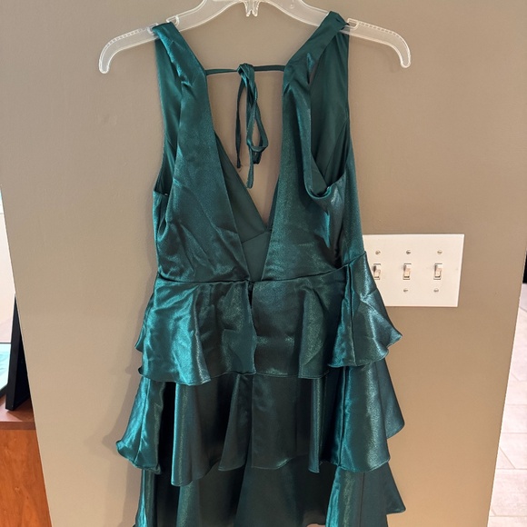 Lulus Emerald Green Dress - Picture 1 of 4